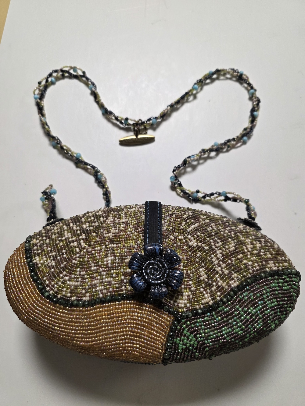 Vintage Mary Francis beaded evening bag